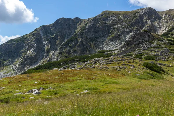 Paisagem Trilha Caminhadas Para Vihren Peak Pirin Mountain Bulgária — Fotografia de Stock