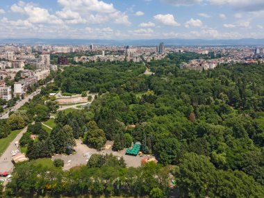 Bulgaristan 'ın Sofya kentindeki South Park' ın şaşırtıcı hava manzarası