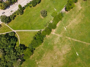 Bulgaristan 'ın Sofya kentindeki South Park' ın şaşırtıcı hava manzarası