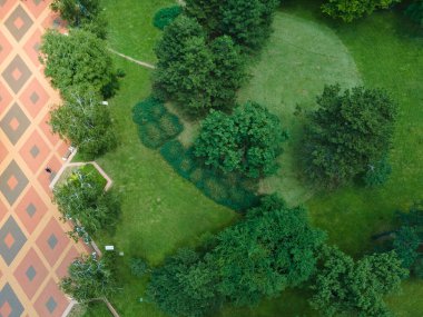 Bulgaristan 'ın Sofya kentindeki South Park' ın şaşırtıcı hava manzarası