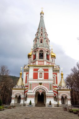 Bulgaristan 'ın Stara Zagora bölgesindeki Shipka kasabasındaki Rus kilisesi