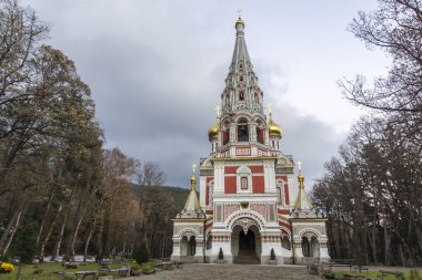 Bulgaristan 'ın Stara Zagora bölgesindeki Shipka kasabasındaki Rus kilisesi