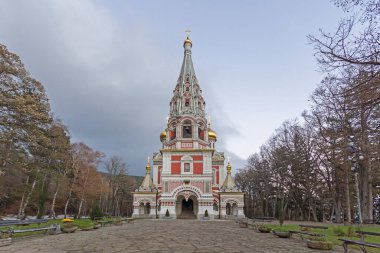 Bulgaristan 'ın Stara Zagora bölgesindeki Shipka kasabasındaki Rus kilisesi
