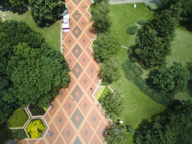 Bulgaristan 'ın Sofya kentindeki South Park' ın şaşırtıcı hava manzarası