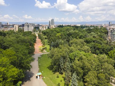 Bulgaristan 'ın Sofya kentindeki South Park' ın şaşırtıcı hava manzarası