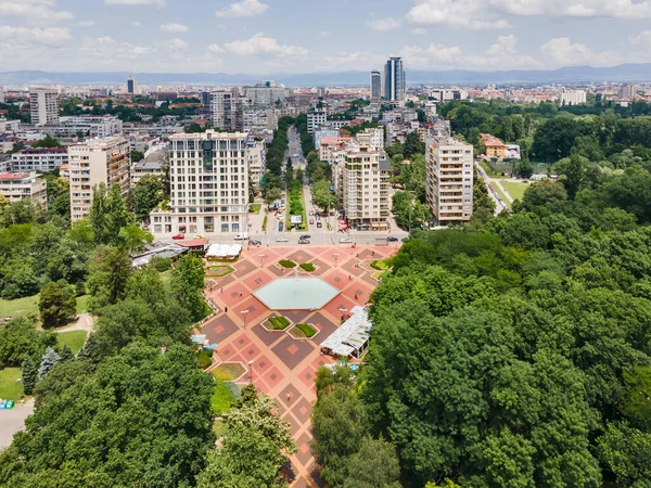 Amazing Aerial View South Park City Sofia Bulgaria — Stock Photo, Image