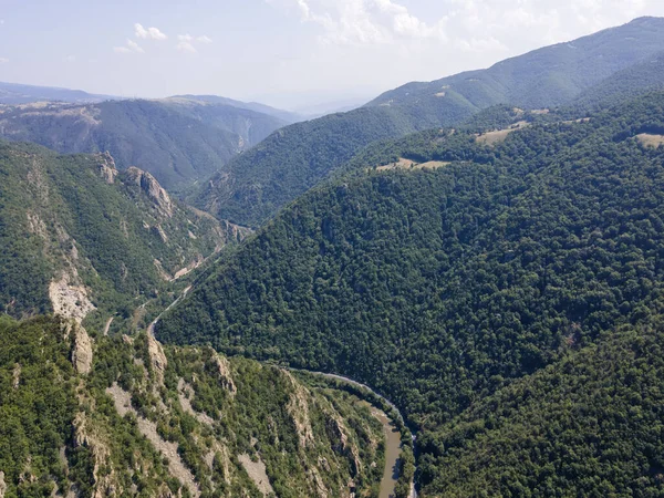 Incroyable Vue Aérienne Gorge Kresna Bulgarie — Photo