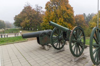 PLEVEN, BULGARIA - 8 Kasım 2020: Bulgaristan 'ın Plevne kentinde Panorama Epopee 1877