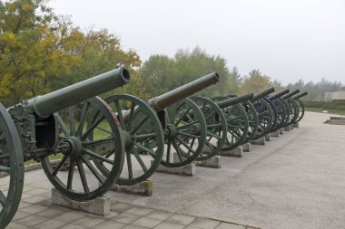 PLEVEN, BULGARIA - 8 Kasım 2020: Bulgaristan 'ın Plevne kentinde Panorama Epopee 1877