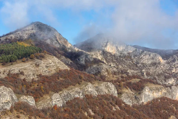 Fantastisk Höst Landskap Balkanbergen Och Vratsata Pass Bulgarien — Stockfoto