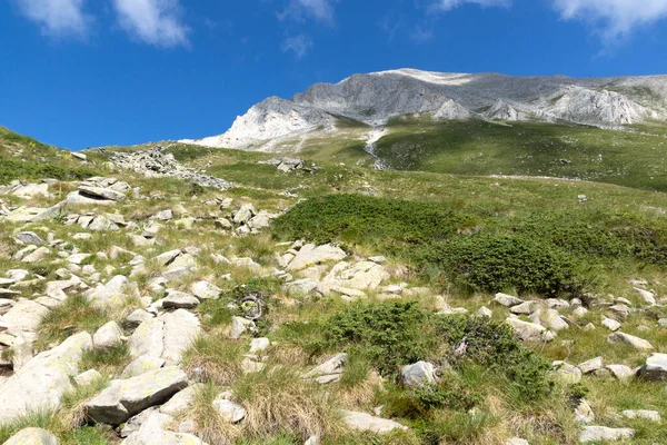 Amazing Landscape Dengan Puncak Vihren Pirin Mountain Bulgaria — Stok Foto