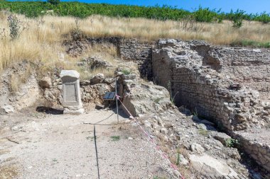 Bulgaristan 'ın Blagoevgrad Bölgesi' nin Petrich kenti yakınlarındaki Heraclea Sintica antik Makedonya kalıntıları