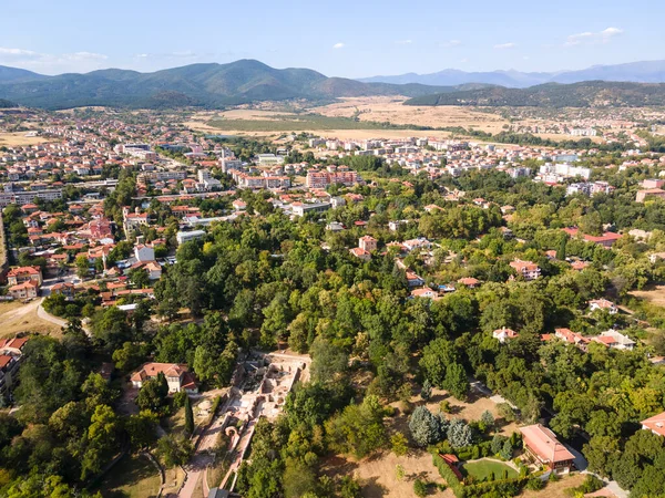 Vista Aérea Estância Termal Hisarya Região Plovdiv Bulgária — Fotografia de Stock