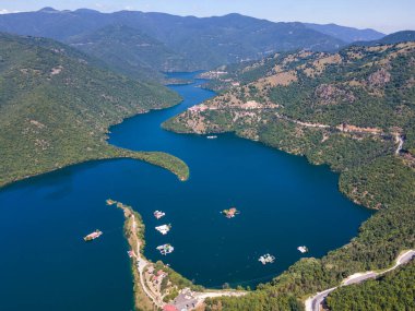 Vacha (Antonivanovtsi) Reservoir, Rodop Dağları, Filibe Bölgesi, Bulgaristan
