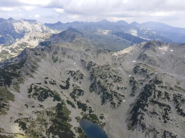 Amazing Aerial View Long Lake Pirin Mountain Bulgaria — Stok Foto