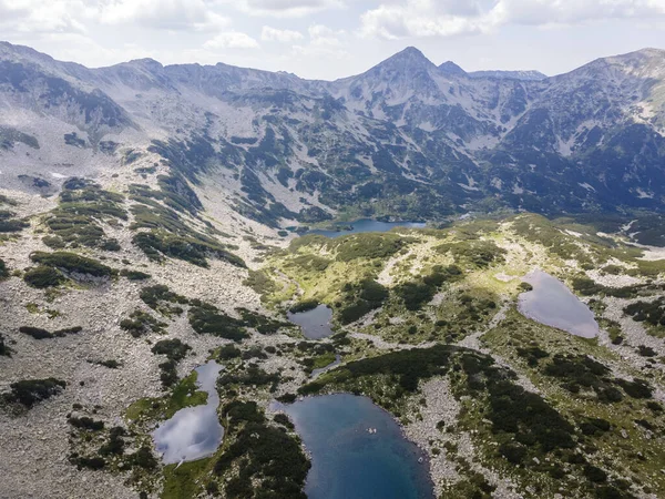 Vue Aérienne Imprenable Sur Lac Long Pirin Mountain Bulgarie — Photo