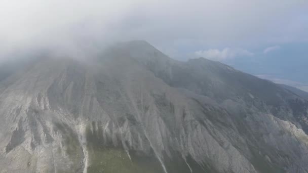 Vista Aérea Del Pico Vihren Montaña Pirin Bulgaria — Vídeo de stock