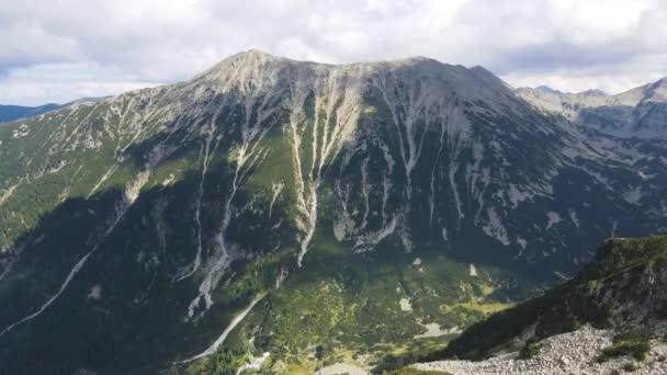 Vue Aérienne Pic Todorka Montagne Pirin Bulgarie — Video