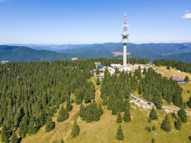Rodop Dağları ve Snezhanka Kulesi, Smolyan Bölgesi, Bulgaristan