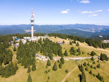 Rodop Dağları ve Snezhanka Kulesi, Smolyan Bölgesi, Bulgaristan