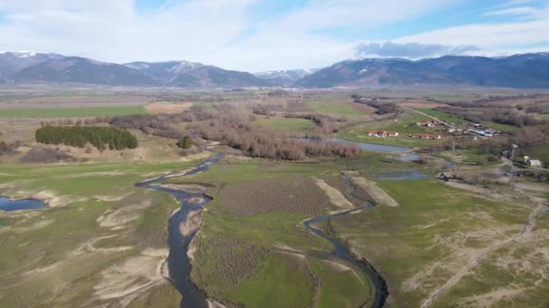 Vue Aérienne Incroyable Réservoir Zhrebchevo Région Sliven Bulgarie — Video