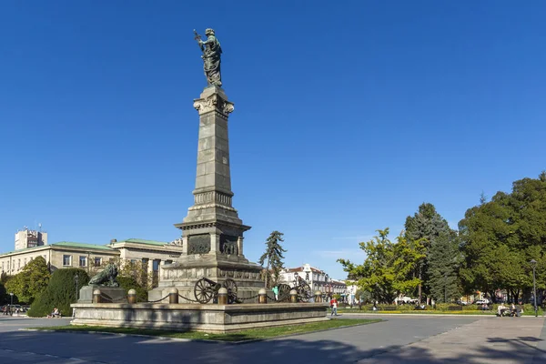 Ruse Bulgaria November 2020 Bulgaristan Ruse Kentinin Merkezinde Özgürlük Anıtı — Stok fotoğraf