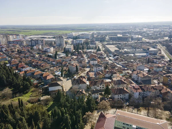 Aerial Panoramic View City Stara Zagora Bulgaria — Stock Photo, Image