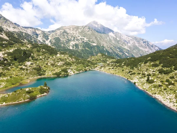 Vue Aérienne Lac Fish Banderitsa Montagne Pirin Bulgarie — Photo