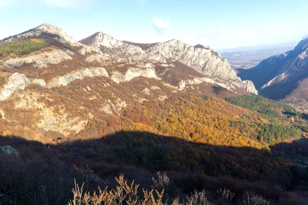 Erstaunliche Herbstlandschaft Des Balkans Und Des Vratsata Passes Bulgarien — Stockfoto