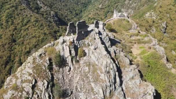 Vista Aérea Las Ruinas Anevsko Fortaleza Col Rizada Sopot Región — Vídeos de Stock