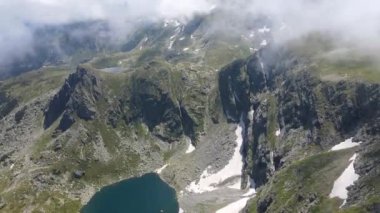 Yedi Rila Gölünün havadan görünüşü, Rila Dağı, Bulgaristan