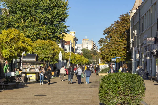 Ruse Bulgaria November Vember 2020 Central Pedestrian Street Center City — 图库照片