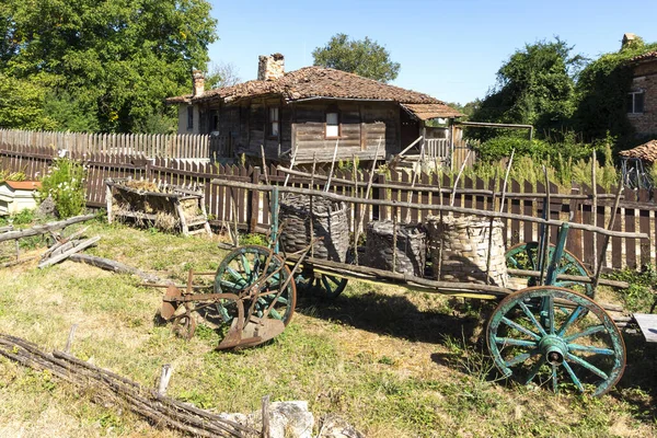 Negentiende Eeuwse Huizen Het Historische Dorp Brashlyan Burgas Regio Bulgarije — Stockfoto