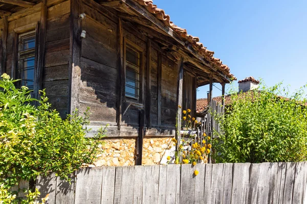 Casas Del Siglo Xix Histórico Pueblo Brashlyan Región Burgas Bulgaria —  Fotos de Stock