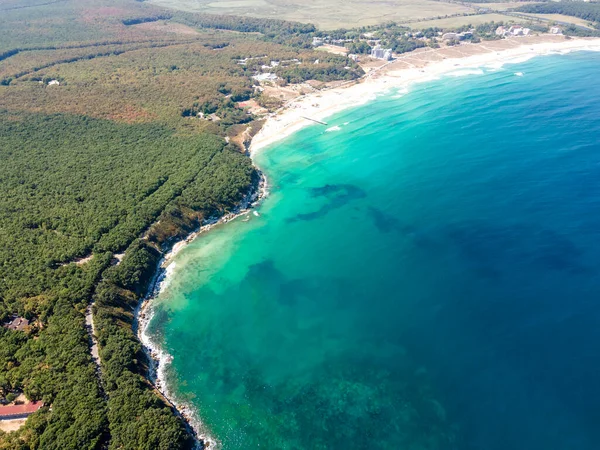 Increíble Vista Aérea South Beach Primorsko Región Burgas Bulgaria — Foto de Stock