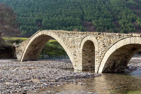 Starověký Římský Most Vesnice Nenkovo Rhodopských Horách Kardžálsko Bulharsko — Stock fotografie