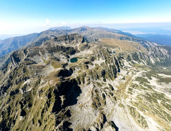 Pemandangan Panorama Udara Puncak Malyovitsa Gunung Rila Bulgaria — Stok Foto