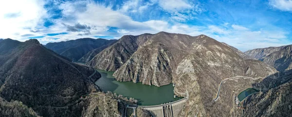 Krichim Barajı Nın Havadan Manzarası Rhodopes Dağı Filibe Bölgesi Bulgaristan — Stok fotoğraf