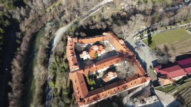 Bulgaristan 'ın başkenti Meryem Ana' nın Ortaçağ Bachkovo Manastırı Havacılık Manastırı