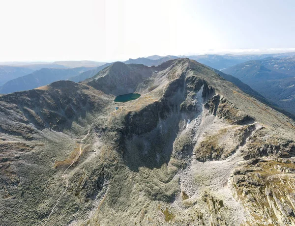 Aerial Panorama Musala Peak Rila Mountain Bulgaria — Stock Photo, Image