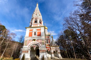 Bulgaristan 'ın Stara Zagora bölgesindeki Shipka kasabasındaki Rus kilisesi olarak bilinen Shipka Manastırı Kutsal Doğuş