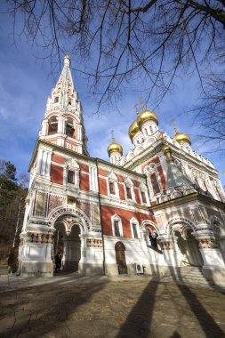 Bulgaristan 'ın Stara Zagora bölgesindeki Shipka kasabasındaki Rus kilisesi olarak bilinen Shipka Manastırı Kutsal Doğuş