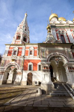 Bulgaristan 'ın Stara Zagora bölgesindeki Shipka kasabasındaki Rus kilisesi olarak bilinen Shipka Manastırı Kutsal Doğuş