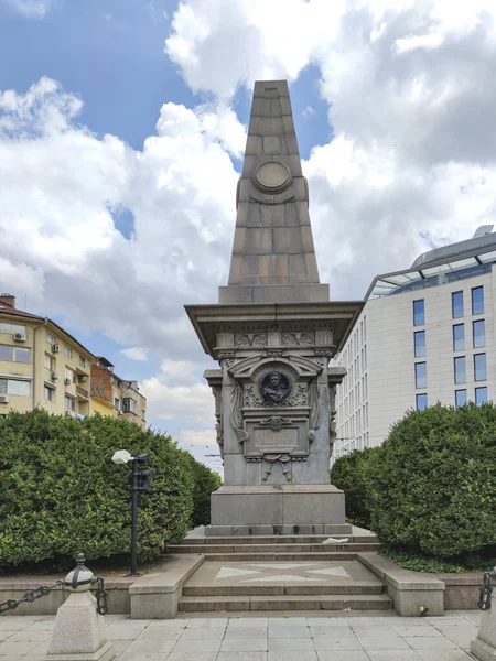 Sofia Bulgaria March 2019 Monument Bulgarian Revolutionary National Hero Vasil — стокове фото