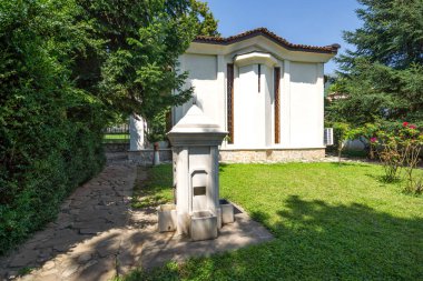 KARLOVO, BULGARIA - 3 Ağustos 2014: Bulgaristan 'ın Filibe Bölgesi' nin Karlovo kentindeki Ulusal Müze Vasil Levski