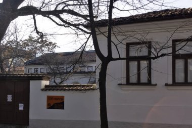 STARA ZAGORA, BULGARIA - 14 Ocak 2021: Bulgaristan 'ın Stara Zagora kentindeki Geo Milev Müzesi