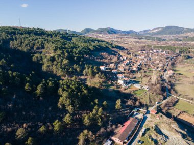 Bulgaristan 'ın Kardzhali kenti ve Arda Nehri' nin inanılmaz manzarası