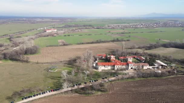 Medeltida Arapovo Kloster Tillägnad Saint Nedelya Plovdiv Region Bulgarien — Stockvideo