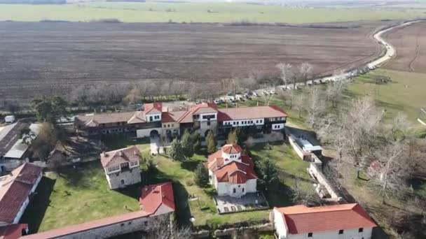 Mosteiro Medieval Arapovo Dedicado Santa Nedelya Região Plovdiv Bulgária — Vídeo de Stock