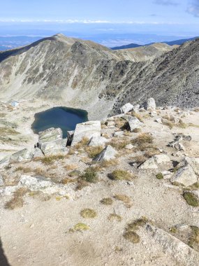 Musala zirvesinden inanılmaz manzara, Rila dağı, Bulgaristan